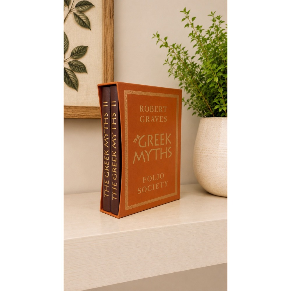 Folio Society The Greek Myths Robert Graves 2 Volume Set 1996 Slipcase‎ Like New